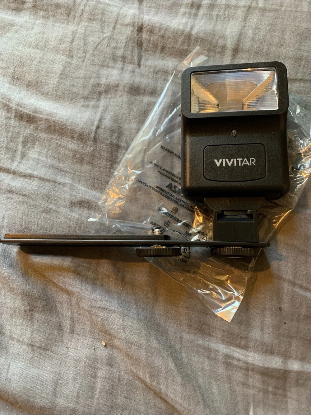 Vivitar Black Digital Slave Flash - Compact On-Camera Speedlight